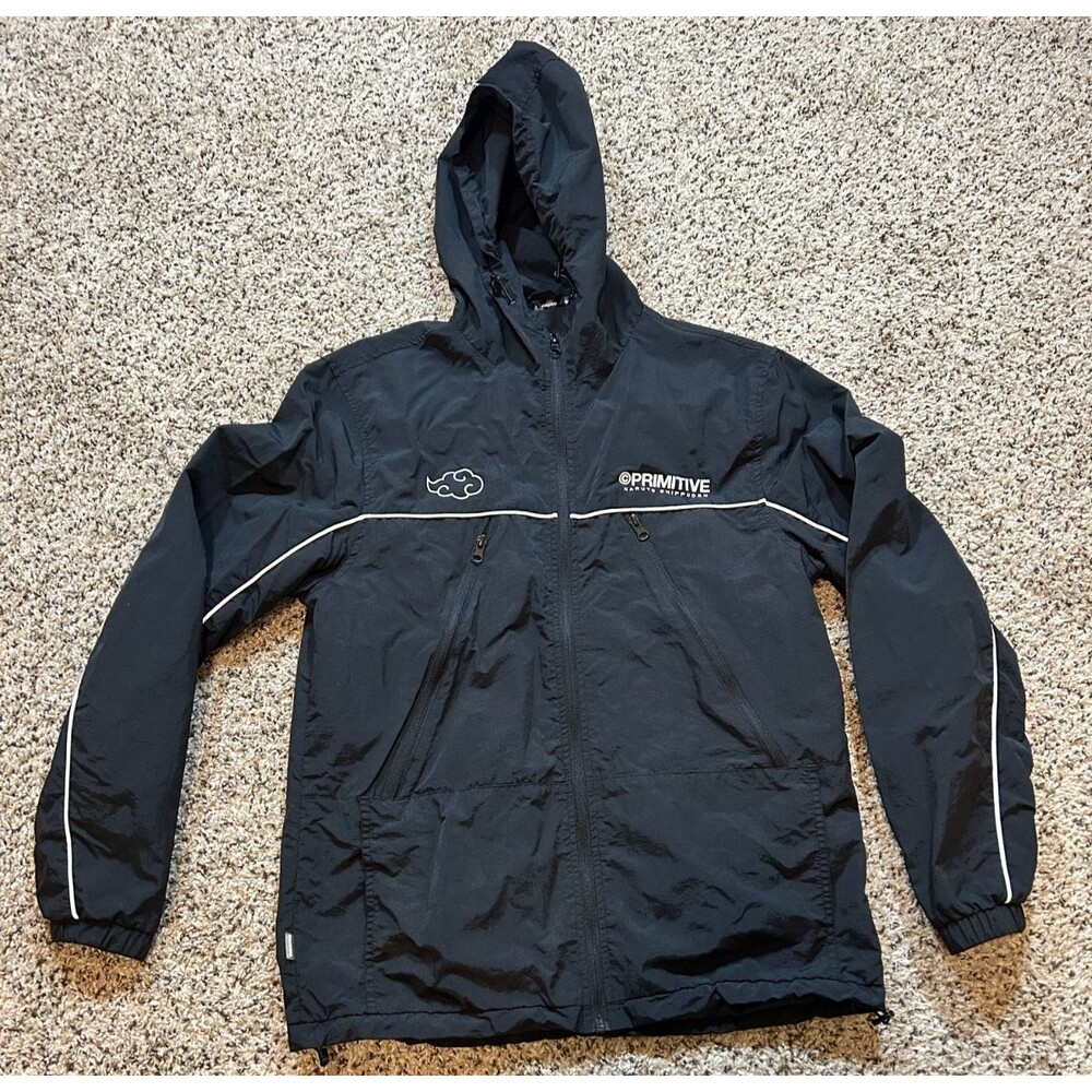Primitive Naruto Shippuden Windbreaker Jacket Itachi Uchiha Medium